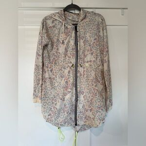 Floral Hooded Utility Jacket
